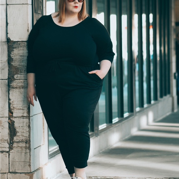 Women's Black Jumpsuit - Picture 3 of 7